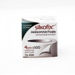 Пластырь фиксирующий, Silkofix (Силкофикс) р. 4смх500см №1 на тканевой основе